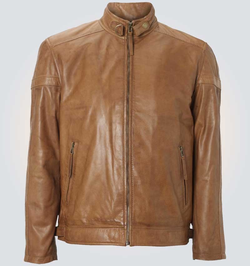 Antique Brown Stylish Leather Jacket