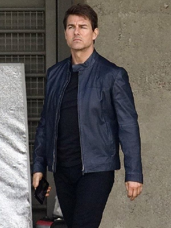 Mission Impossible 7 Tom Cruise Leather Jacket 2021