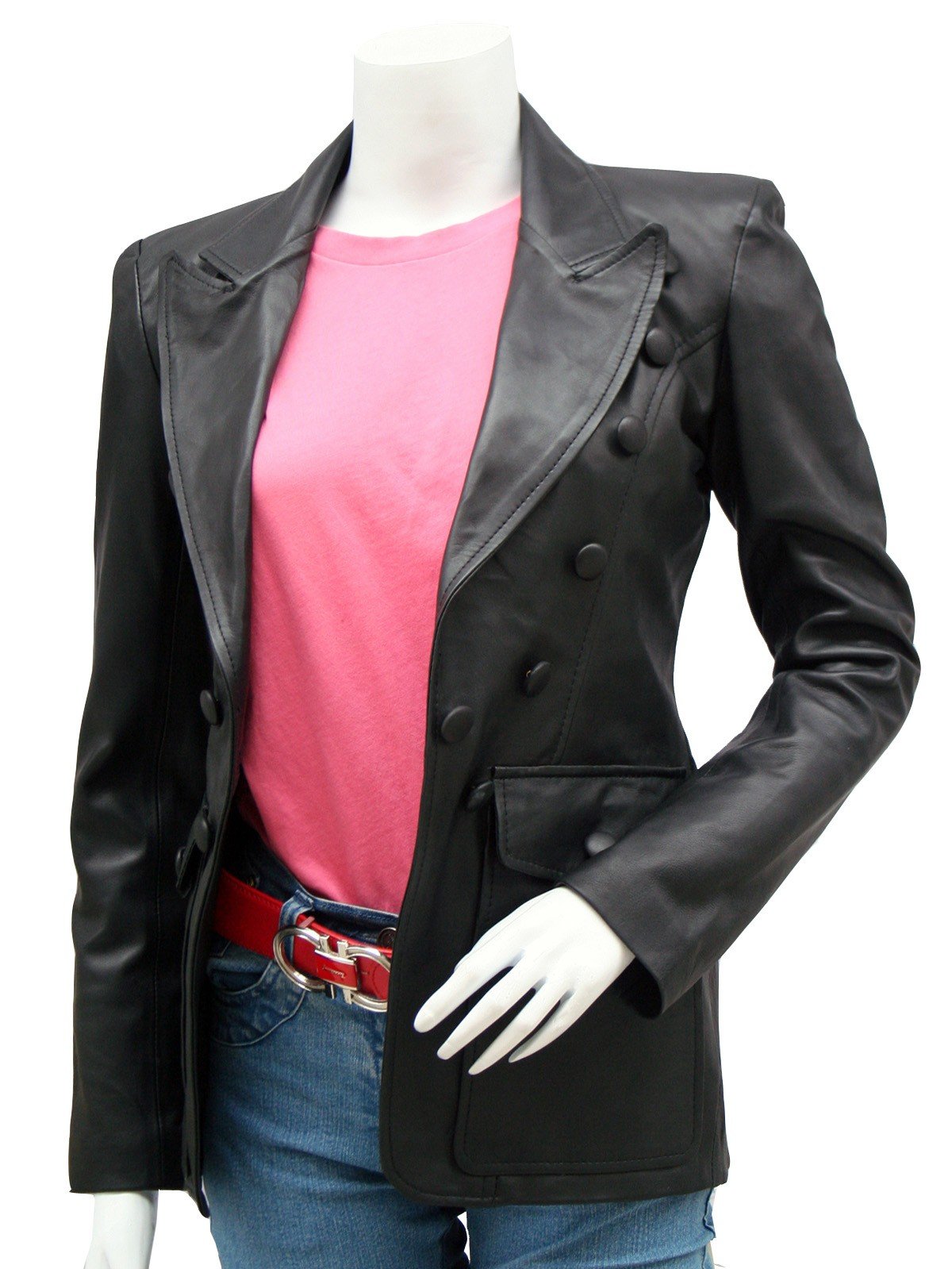 Stylish Fashion Victoria Beckham Leather Jacket