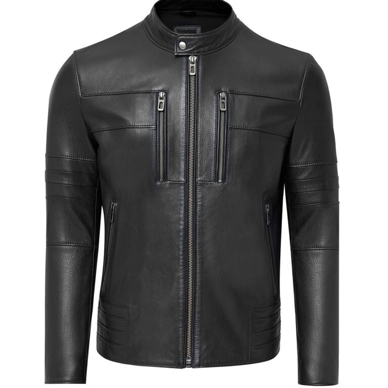 Leather Black Jacket For Men