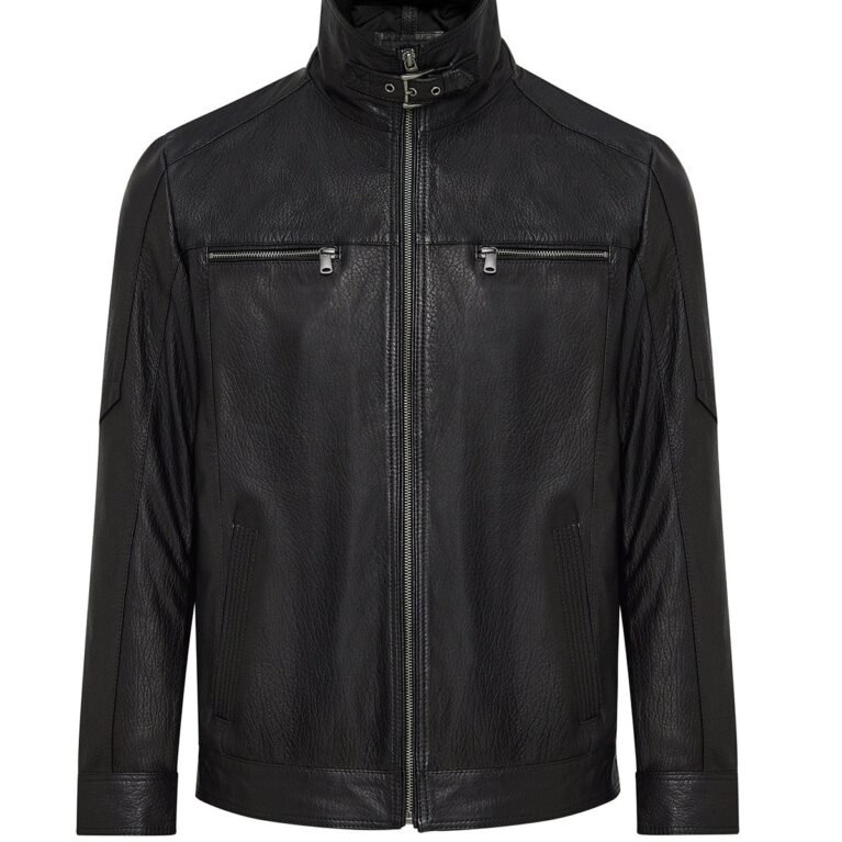 Leather Black Jacket For Men