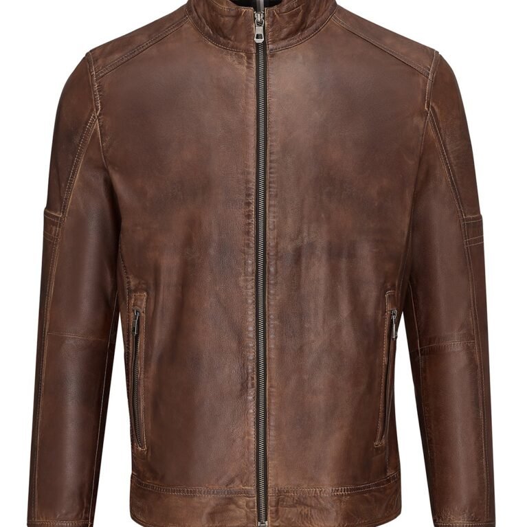 Brown Leather Jacket For Men