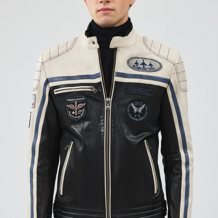 Black Leather Jacket Men's