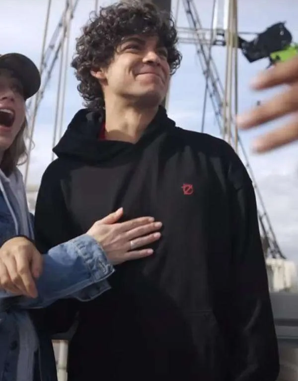 One Piece S02 Monkey D. Luffy Black Hoodie